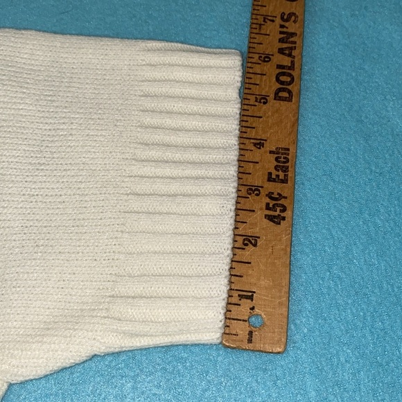 BLAIR shrug bolero open front cardigan short sleeve knit sweater white size M - Picture 10 of 10